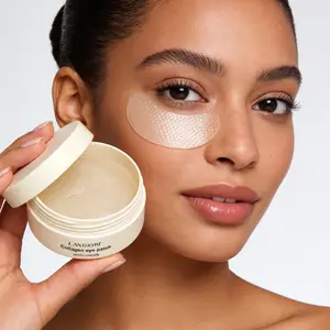 Collagen Eye Patch Jericho Rose Jelly for Wrinkles & Collagen Peptide Eye Patches for Wrinkles & Fine Line with Jericho Rose Jelly, 60 Count, Korean Skin Care