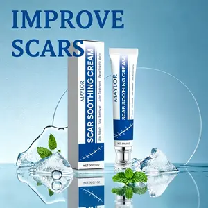 Scar Removal Gel, Silicone Scar Gel Cream for Face & Body – Acne, Surgical, Burn & Keloid Scar Treatment – Professional Fades Old & New Scars