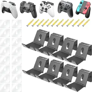 OIVO Wall Mount Controller Holder, Controller Stand, Adjustable Wall Mount for Video Game Controller, Game Pad & Headphones, Console Accessories for PS3/PS4/PS5/Xbox 360/One/S/X/Elite
