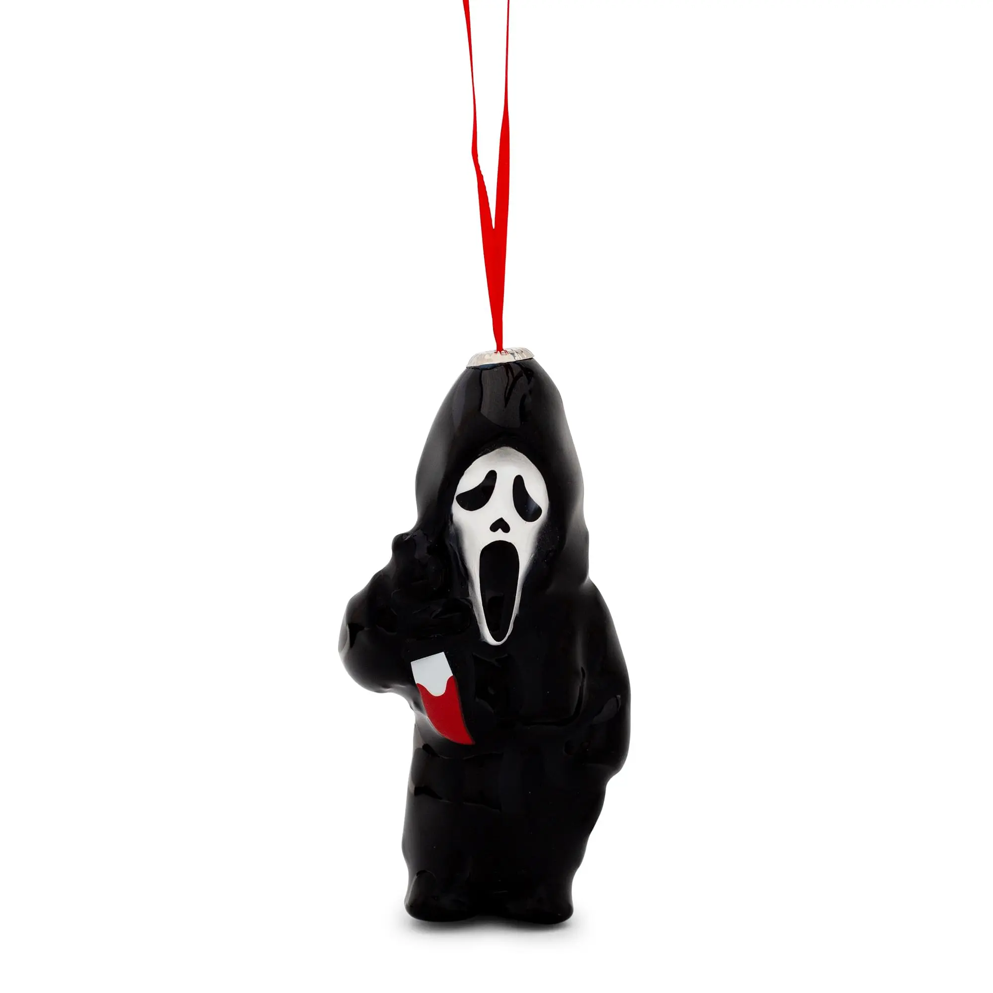 Scream Ghostface 4-Inch Shatterproof Decoupage Ornament Scream Ghostface 4-Inch Shatterproof Decoupage Ornament