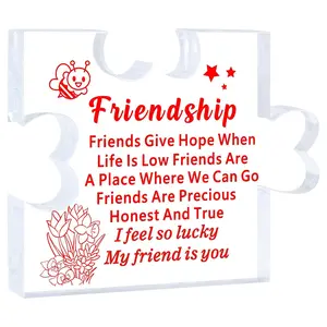 Friendship Gifts For Women Thinking Of You Gifts For Women Thank You For Being A Friend Acrylic Signs Bestie Gift For Bf Long Distance Relationship Gift