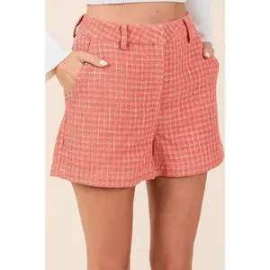Mittoshop Tweed Classic Shorts with Side Pockets
