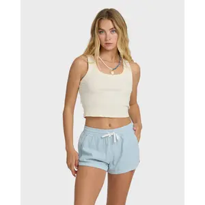 BILLABONG Women's Road Trippin Shorts, Regular Fit Woven Woven Shorts with Adjustable Drawcord, Summer Vacation Shorts
