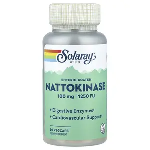 Solaray Nattokinase, 100 mg (1,250 FU), 30 VegCaps