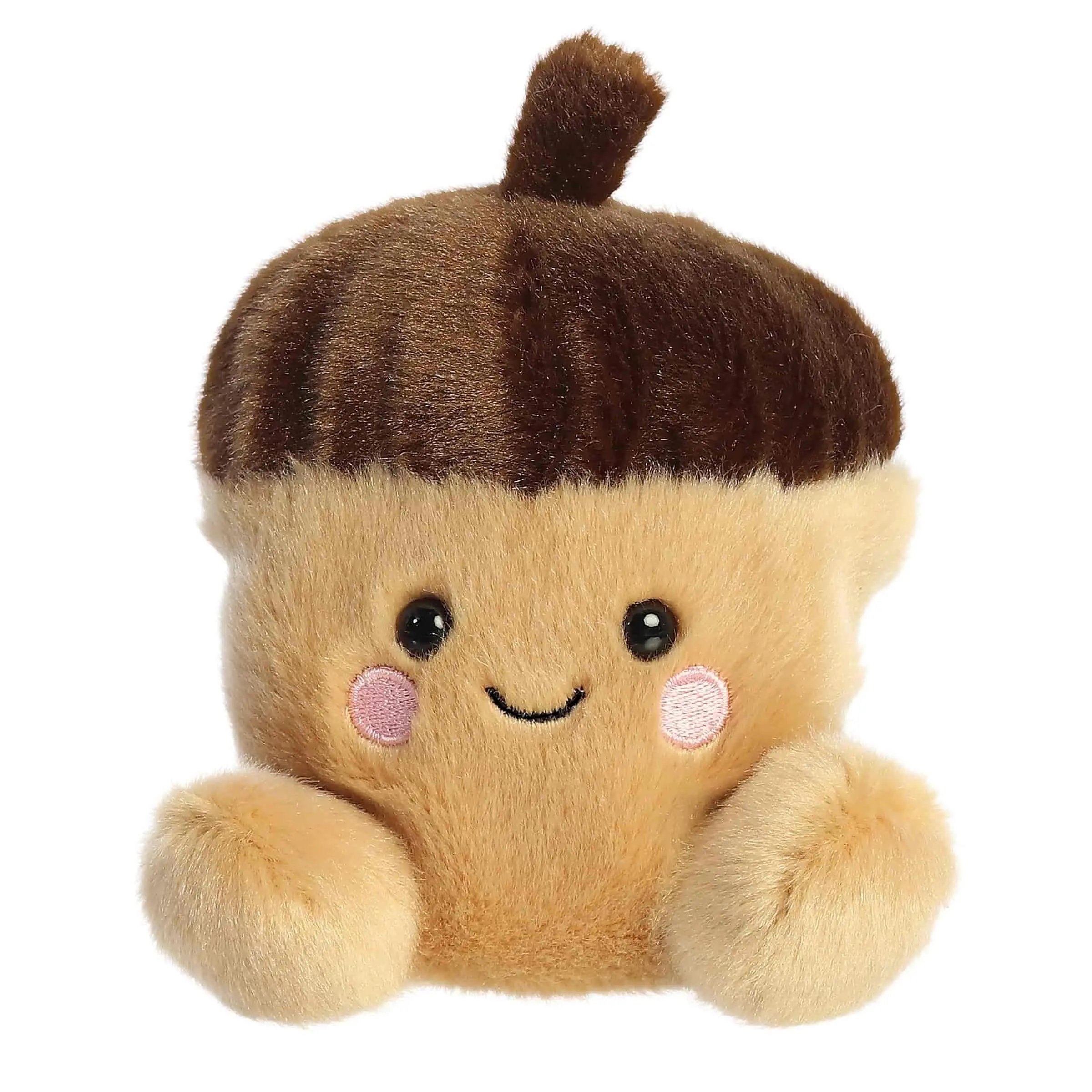 Palm Pals Adorable Oak Acorn 5 inch Brown Mini Soft Plush Collectable Stuffed Animal