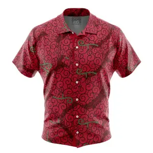 Ope Ope No Mi Luffy Devil Fruit One Piece Hawaiian Shirt | Cool Summer Anime Vibes for Men & Fans