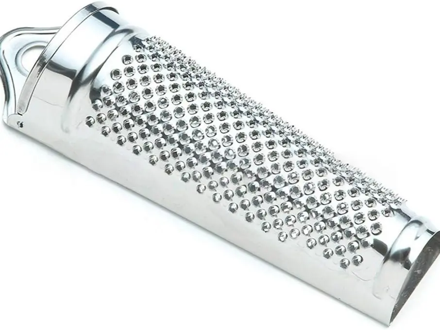 Stainless Steel Multi-Grater - Compact Handheld Nutmeg Ginger & Lemon Zester with Hanging Hook Durable Kitchen Tool