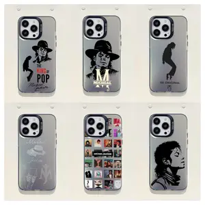 MJ POP Star Retro Matte Phone Case For iPhone 12 13 14 15 16 17 ProMax/Pro/Air/Plus Series Pop King Stylish Protective Cover fashion gift anti-drop case #USYGCYKXYJKX