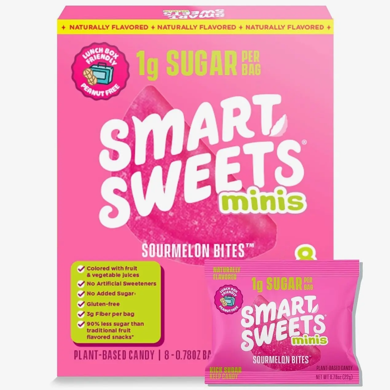 Smart Sweets Sourmelon Bites Multipack, 6.24 Ounce
