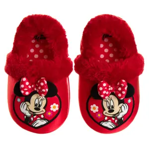 Mouse Toddler Dual Sizes Girls Minnie Slippers