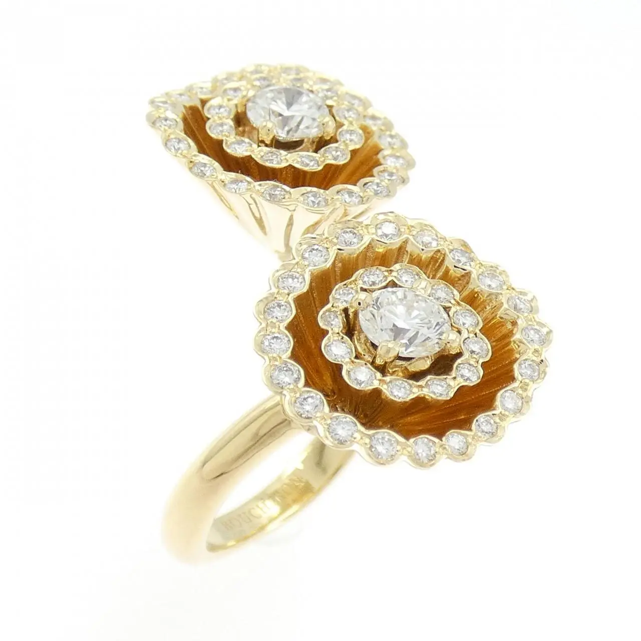 Boucheron Exquis Confidence Au750 Diamond Ring Size 8