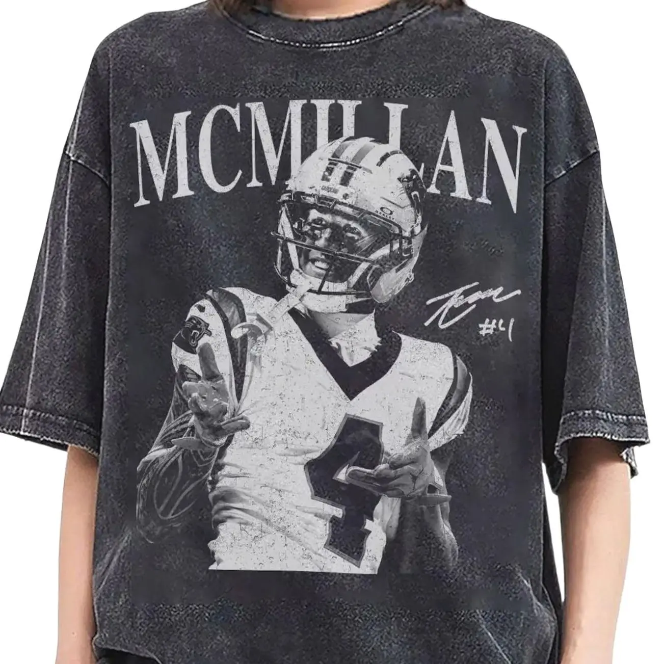 Tetairoa McMillan Carolina Vintage Shirt, Game Day Shirt, Unisex Men & Women, Trendy Streatwear Gift, Cotton