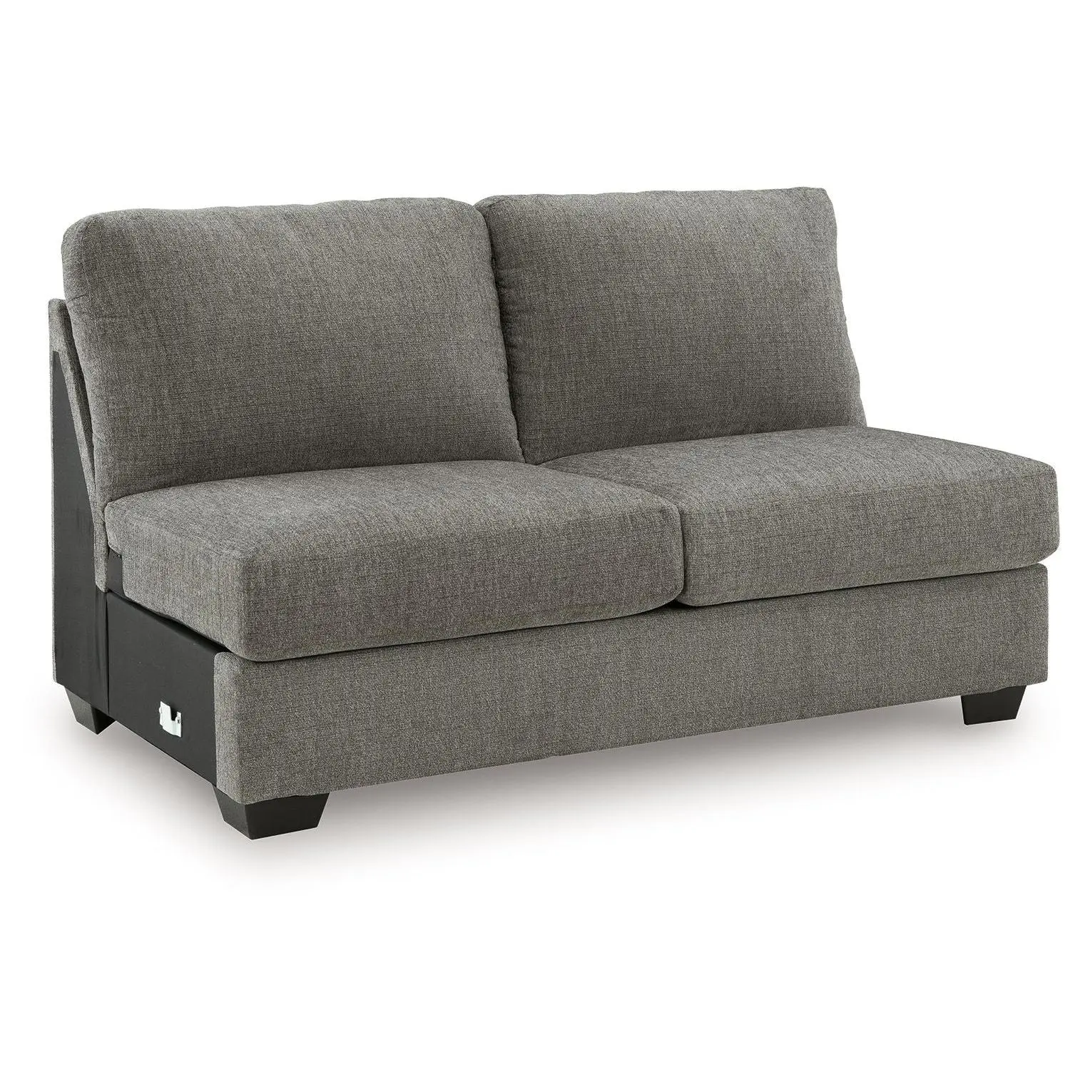 Newellen - Armless Loveseat - Greystone