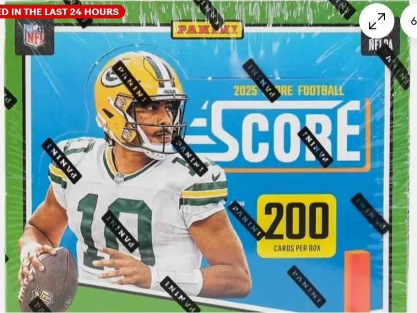 2025 Panini Score Football Factory Sealed Hobby Box