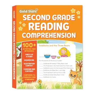 Second Grade Reading Comprehension Workbook with 100+ Activities - Stories, Sequences, Illustration Context, Compare and Contrast - Paperback