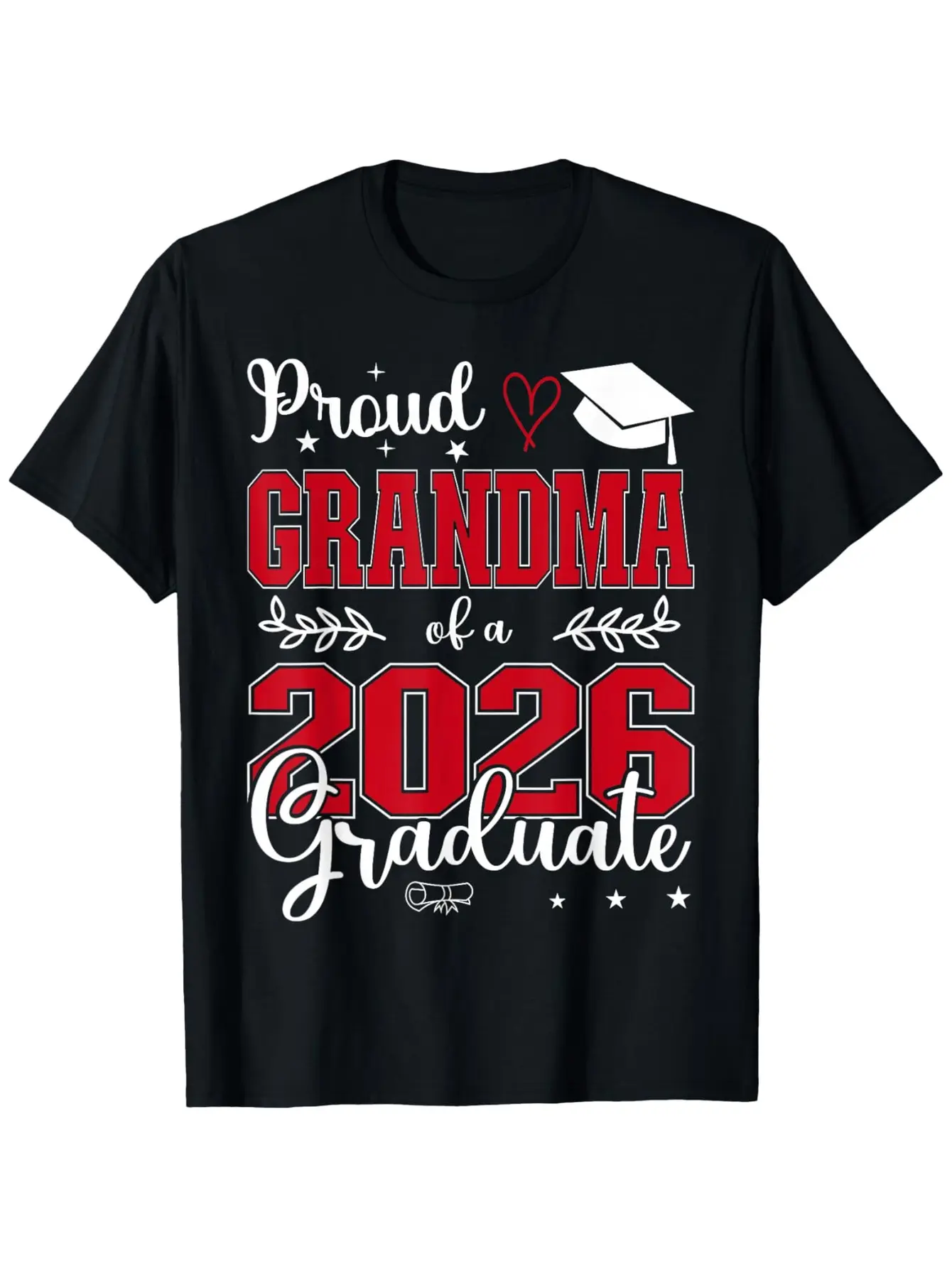 Proud Grandma of a Class of 2026 Graduate T-Shirt for Graduation