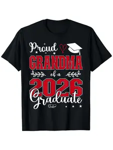 Proud Grandma of a Class of 2026 Graduate T-Shirt for Graduation