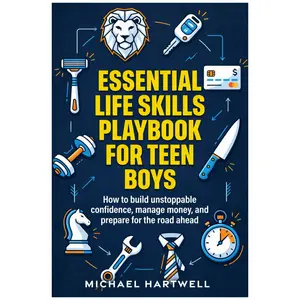 Essential Life Skills Playbook For Teen Boys: How To Build Unstoppable Confidence, Manage Money, And Prepare For The Road Ahead - Michael Hartwell - Paperback