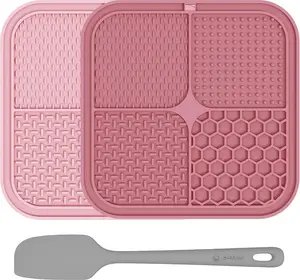 2 Pack Lick Mat for Dogs,Cats,Upgraded 8.58.5 inches Licking Mats with Suction Cups,Slow Feeder Licking Pad for   and Boredom Reducer,Suitable for   Set 8