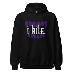 "i bite." Hoodie