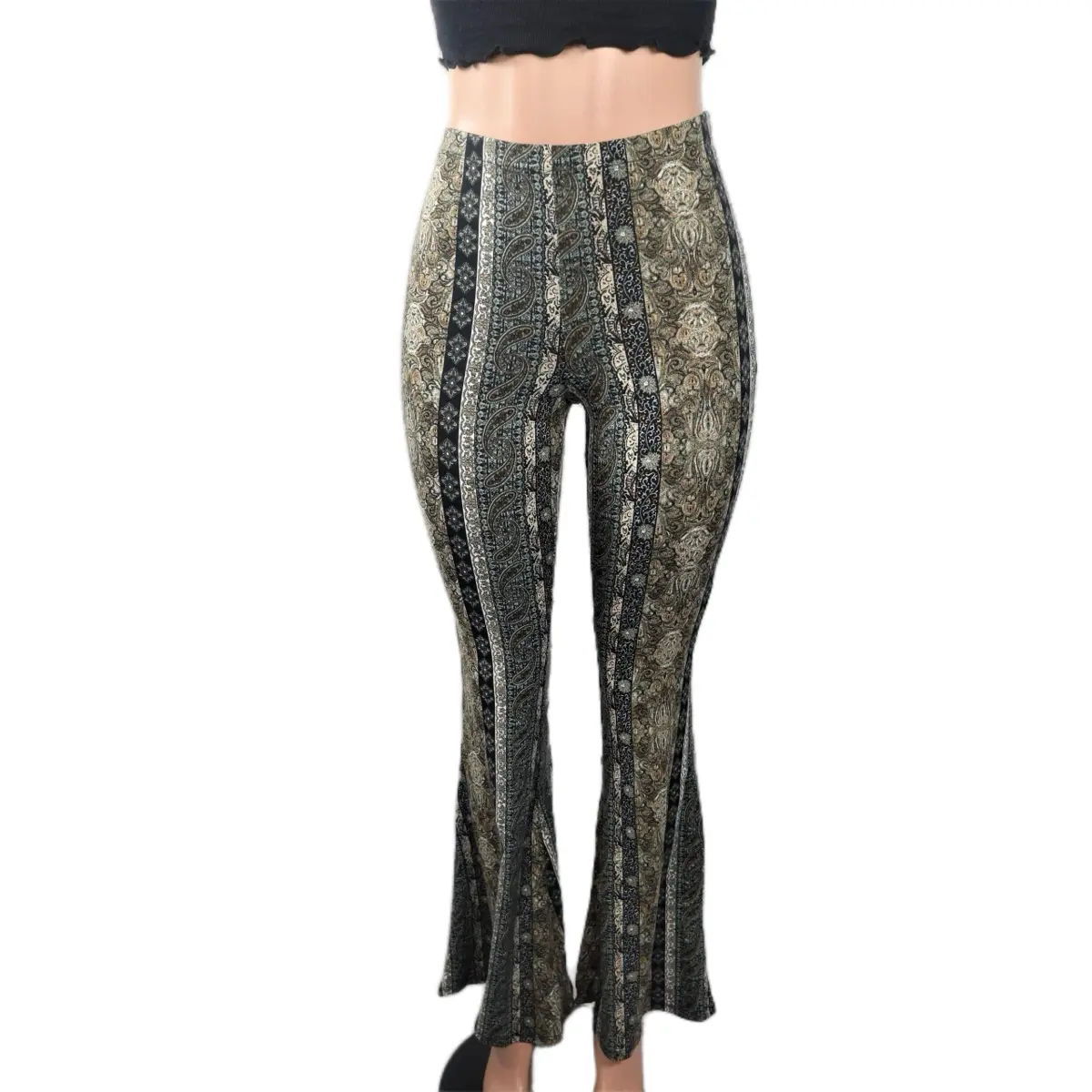 Santana Palazzo Pants ruched leggings forbidden jeans slippery pants High Waisted