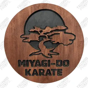 Miyagi-Do Wooden Sign Cast & Crew Gift Cobra Kai