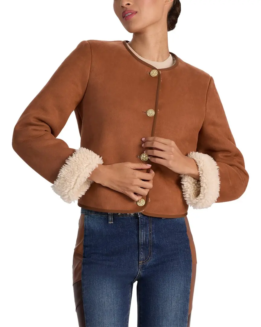 alice + olivia Alma Teddy Jacket