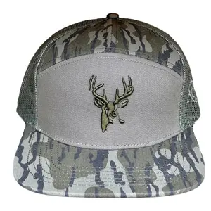 Big Buck Mossy Oak Bottomland & Sage Trucker Hat – Adjustable Camo Snapback Cap | Breathable Mesh Hunting Hat for Men & Women | Outdoor Fishing, Camping & Everyday Wear