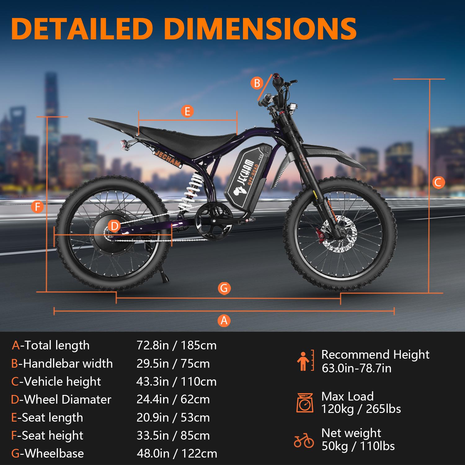 QF200 Mountain electric bicycle | Peak Power 3000W | Maximum Speed 50 mph | Range 40 Miles | 60V32AH bike big wheel Fat Tire QF200 Mountain electric bicycle | Peak Power 3000W | Maximum Speed 50 mph | Range 40 Miles | 60V32AH bike big wheel Fat Tire