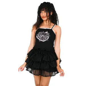 Cotton Candy Ruffle Skort - Licorice