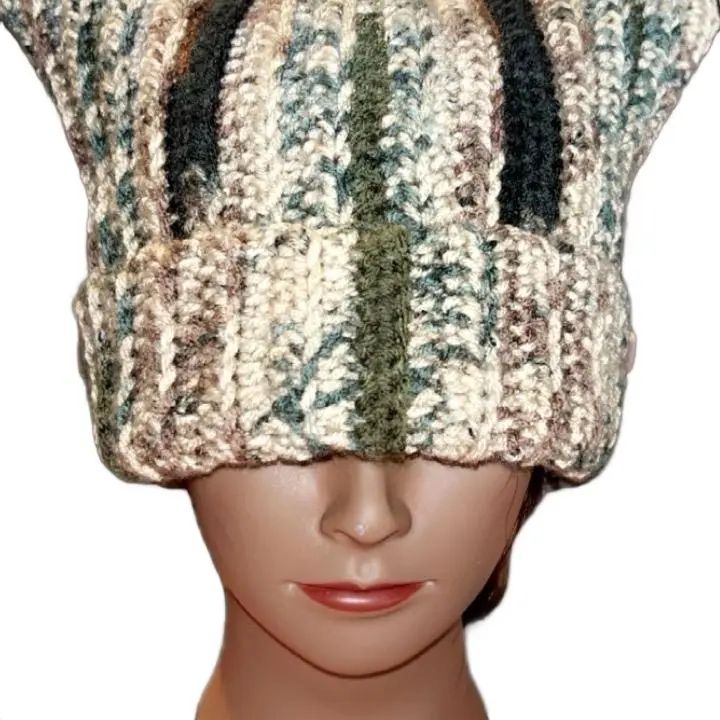 Crochet Cat Ear Beanie