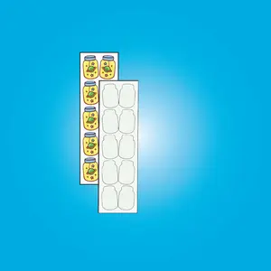[10 - Pack] Space Jar - Sublimation Earring Blanks - Studs