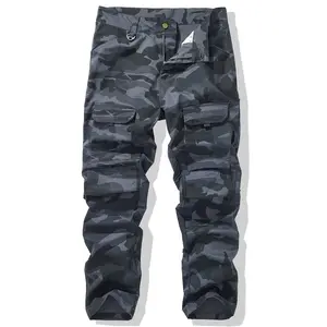 Camouflage loose cone-shaped work pants - Classic style, suitable for both work and casual occasions, with unique retro effect