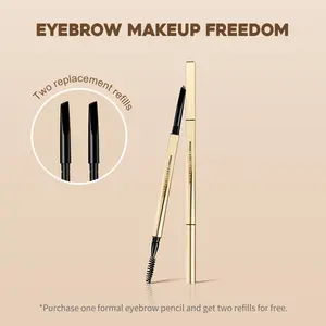 MINISO Ultra-Fine Brow Pencil | Waterproof, Long-Lasting, Smudge-Proof, Ultra-Fine Tip, Waterproof, No Fade, Authentic, Natural Brows Makeup