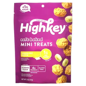 HighKey Soft Baked Mini Treats, Banana Nut Muffin, 2 oz (57 g)