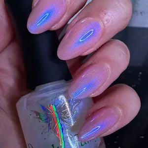 Intuition | An Aurora Shimmer Nail Polish Topper That Shifts From Purple to Blue