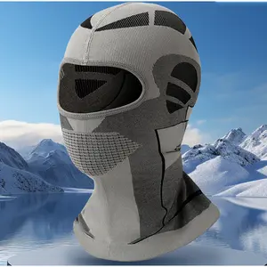 Cold Weather Face Mask & Neck Gaiter, Thermal Windproof Balaclava for Skiing and Cycling, Beanie Hat Design Fits Under Helmets for Men & Women
