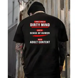 Humorous Adult Humor Blue Collar T Shirt for Workers with I Dont Have a Dirty Mind Quote