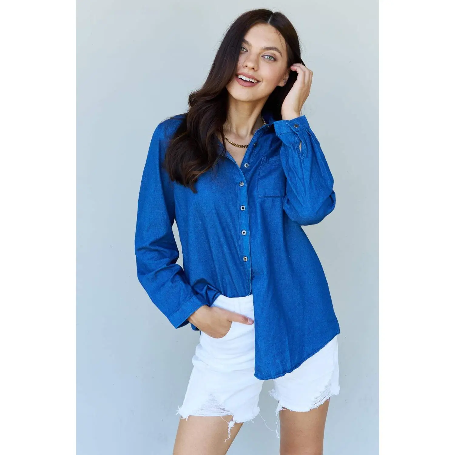 Timeless Indigo Dream Denim Shirt