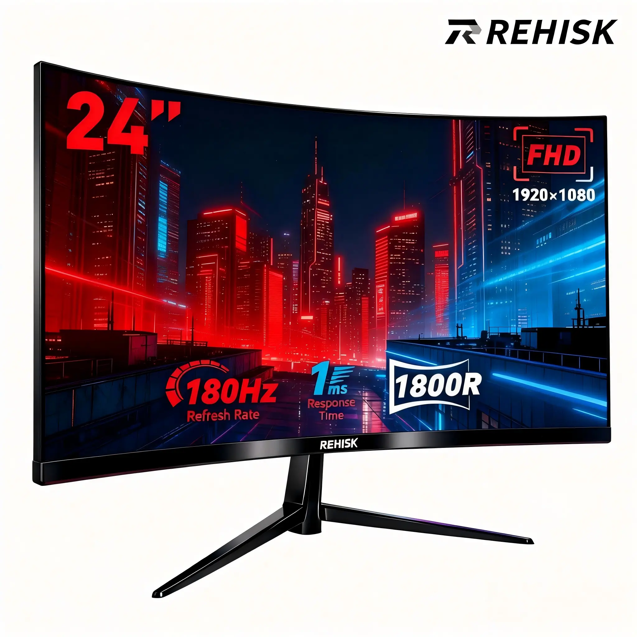 New Curved 180Hz Gaming Monitor for PS5 & Xbox | 1ms FHD IPS | Tear-Free FreeSync | PC Ready New Curved 180Hz Gaming Monitor for PS5 & Xbox | 1ms FHD IPS | Tear-Free FreeSync | PC Ready