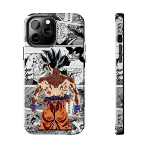 Saiyan B-Balls Anime D-Dragons Black Phone Case Compatible with iPhone 17 16 15 14 13 12 11 8 SE XR X XS Max Pro Plus