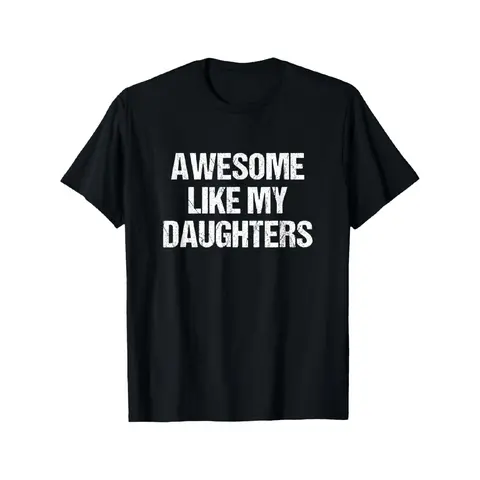 Men's Comfy Soft Fabric Casual Short-Sleeve Crewneck Graphic T-Shirt - Father's Day Gift for Dads, Mother's Day Gift for Daughters' Moms, Streetwear Sports Top
