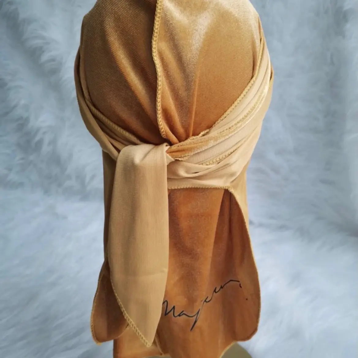 Majeure Premium Gold Velvet Durag