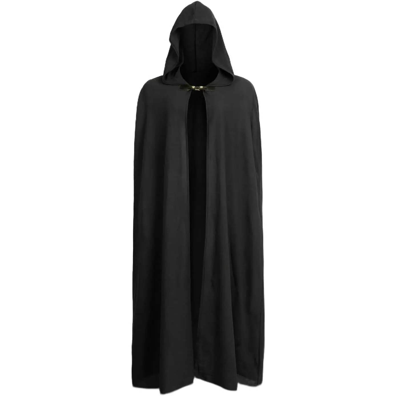 Medieval Hooded Linen Cloak, Renaissance Cape with Hood - Halloween Cosplay Clothes, Party Costume Accessory