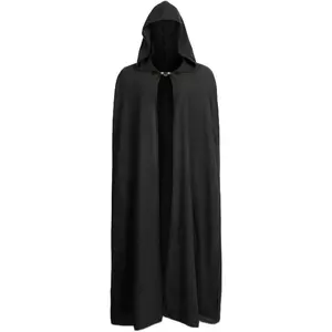 Medieval Hooded Cloak Renaissance Linen Cape with Hood - Halloween Costume Cosplay