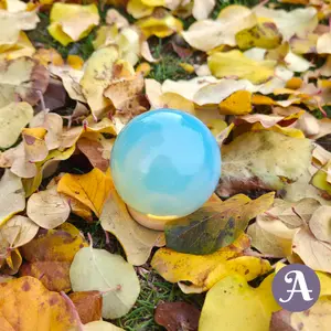 Opalite Spheres - Enhance Communication & Self-Esteem - Iridescent Synthetic Stone for Decor