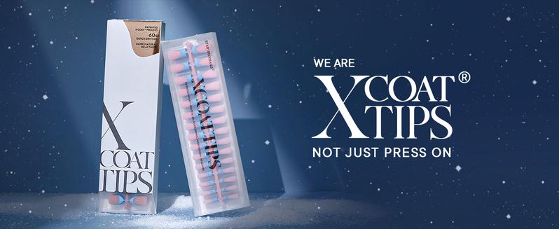 BTArtboxnails XCOATTIPS Press on Nails - 150pcs Christmas Red Short Square or Almond French Tips,Christmas Red Soft Gel False Nail, Soak Off Acrylic Fake Nails Extensions