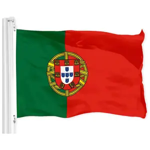 Portugal (Portuguese) Flag 150D Printed Polyester 3x5 Ft