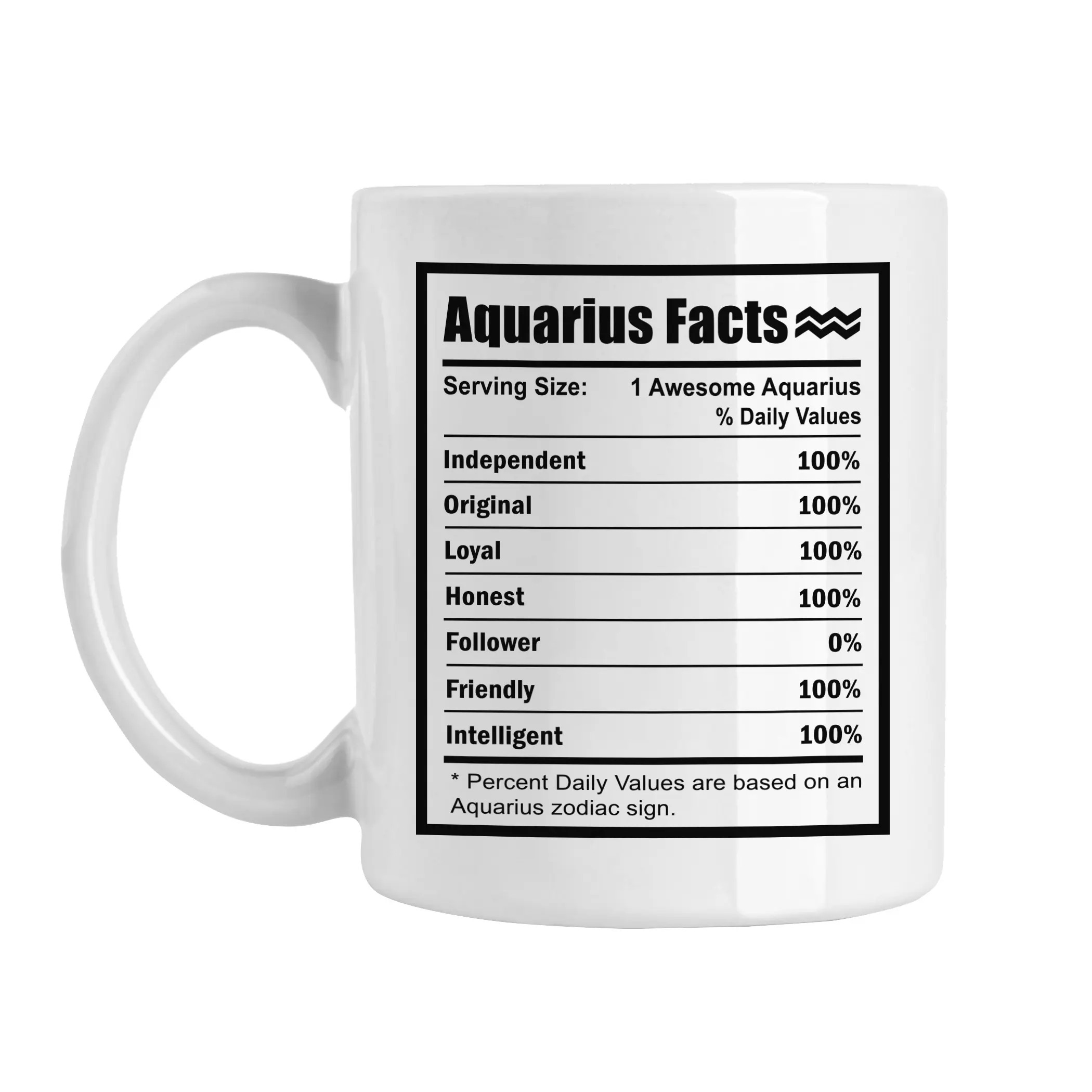 Aquarius Mug, Aquarius Coffee Cup, Funny Aquarius Gift, Zodiac Present for Aquarius Sign, Horoscope Mug, Astrology Mug, Birthday Gift, 11oz cup