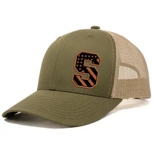 Custom Initials Hat With Engraved Leather Patch, Personalized Hat Gifts for Men